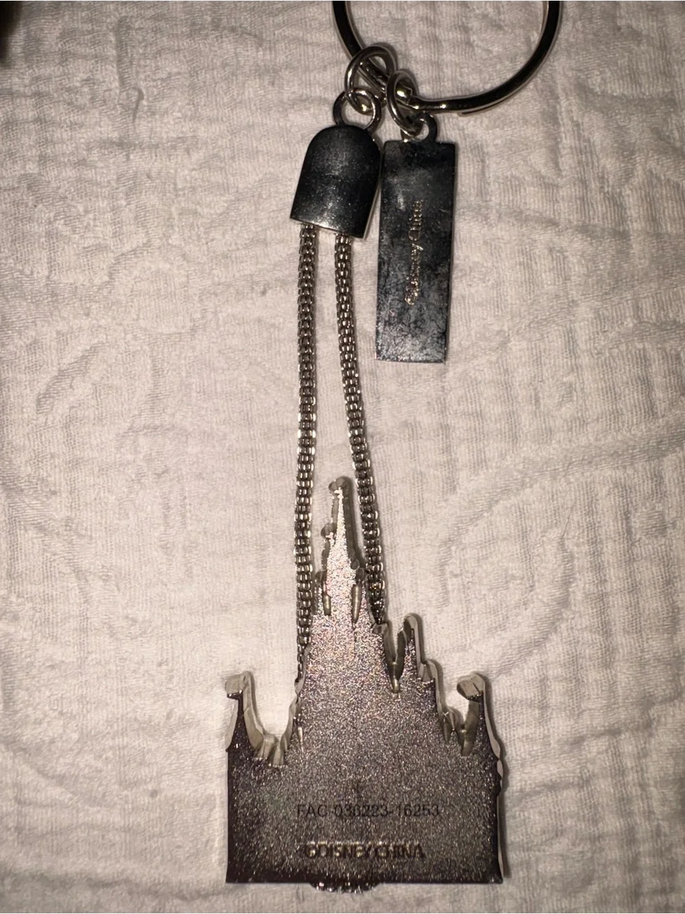 Vintage Cinderella Castle Keychain Walt Disney World